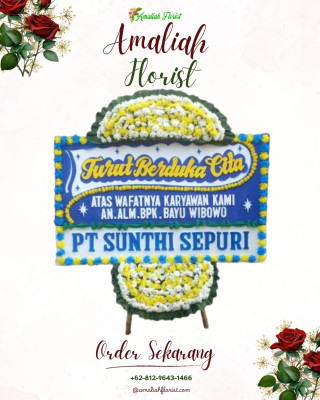 Papan Bunga Duka di Koto Beringin
