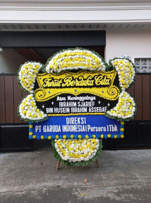 Papan Bunga Duka di Koto Beringin
