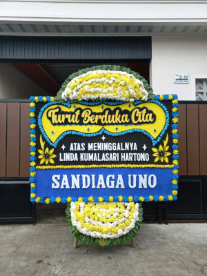 Papan Bunga Duka di Koto Beringin